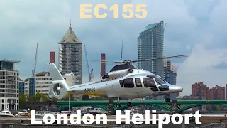 Eurocopter EC155 landing at London Heliport