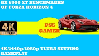 Forza horizon 4 - Max Settings 4K/1440p/1080p RX 6900 XT Benchmarks | Ryzen 7 5800X OC