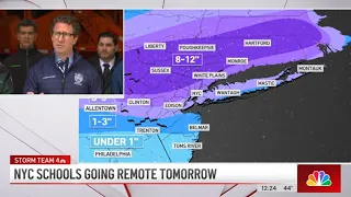 NYC winter storm updates: remote schools, polls open, parking rules in effect | NBC New York