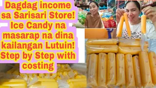 Gagawa tayo ng Ice Candy na hindi na kailangan Lutuin! Step by Step with Costing! Magkano ang kita?