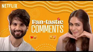 Shahid Kapoor & Mrunal Thakur React To Fan Comments | Jersey | Netflix India