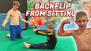 GAME OF FLIP VS 8 YEAR OLD !