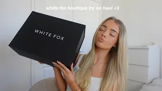 white fox boutique try on haul | ad