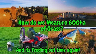 How do we measure the grass on our 600ha dairy farm? And its time to feed out silage again!