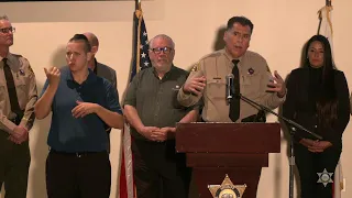 Sheriff Robert Luna provides update on incident where a deputy was shot while inside his patrol car