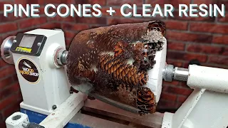 Pine Cones + Clear Resin = Mesmerizing