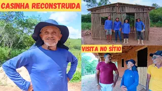 Casinha Reconstruinda Veja Como Ficou +Visita de Amigos que Acompanha Nosso Trabalho de Pernambuco