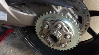 Changing Chain and Sprockets Ducati Multistrada DVT 2016