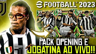 🚨🔥 PACK OPENING INSANO NOS ÉPICOS DA JUVENTUS | JOGATINA NO EFOOTBALL 2023 #GamePlaystation