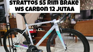 ROADBIKE POLYGON STRATTOS S5 RIM BRAKE 2022 WS CARBON MURAH BANGET