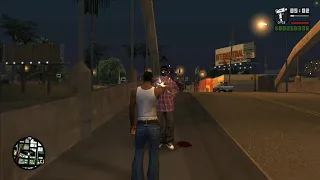 GTA San Andreas - CJ talks to BALLAS