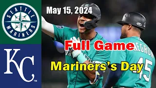 Royals vs Mariners Full Game Highlights May 15, 2024 | MLB Highlights | 2024 MLB Season
