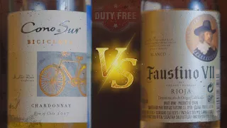 Вино "Faustino VII"(Фаустино VII)/Вино Cono Sur, "Bicicleta" Chardonnay (Коно Сур, Шардоне). Обзор.