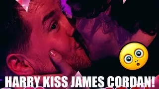 Harry Styles Kiss James Corden in "A League Of Their Own"