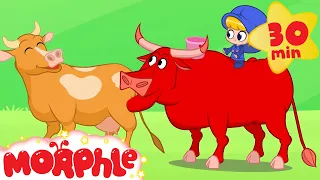 Morphle's Day At The Farm | Fun Animal Cartoons | Kids Videos | Learning for Kids