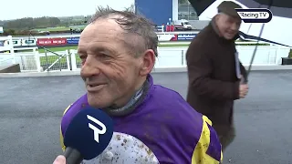 AMAZING! The oldest jockey to win under Rules in Ireland! Liam Burke is victorious at 66-years-old!