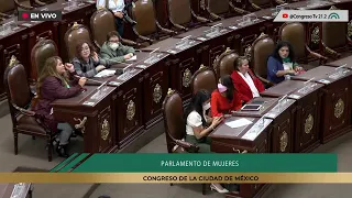 24 de junio 2022 Parlamento de Mujeres - Congreso CDMX