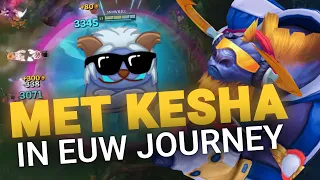 MET KESHA ON MY WAY TO EUW CHALLENGER (120+ PING)