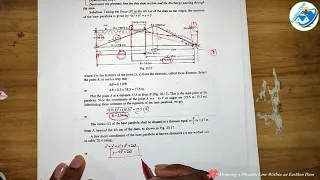 Drawing a Phreatic Line Within an Earthen