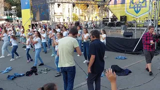 ТНТ "Барви" участь у флешмобі до дня незалежності України