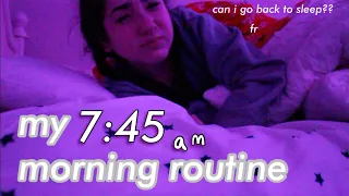 my REAL 7:45 am morning routine for 2021