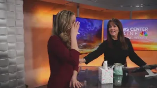 A tearful goodbye to The Morning Report's Hannah Yechivi