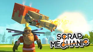 КЛАУД, ГЛЮК и БИТВА РОБОТОВ в SCRAP MECHANIC