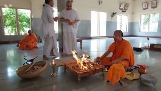 R K M yogodyan  Arranging special puja and Homa in memory of Rev.Swami Shivamayanandaji maharaj.