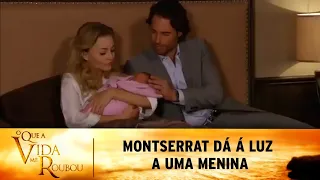 O Que a Vida Me Roubou - Montserrat dá á luz a Luísa e Amélia conta á José Luís e ele vai á Fazenda