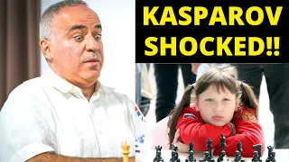 9 Year Old's Defense Technique Is Scary! Kasparov vs Goltseva