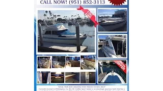 36 ft  Uniflite Sport Sedan Boat For Sale | Amazing Live Aboard Motor Yacht | Priced To Sell