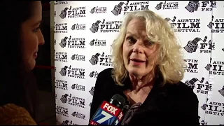 2019 Austin Film Festival: Libby Villari talks on "The Yellow Rose" red carpet