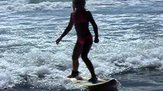 8 Year Old Surfer Girl