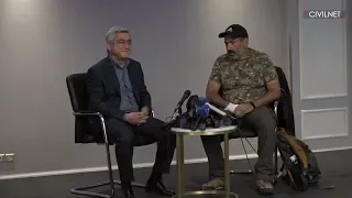 Նիկոլ Փաշինյանի և Սերժ Սարգսյանի զրույցը