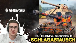 SU-130PM vs. SKORPION G! | Schlagabtausch Reaktion | ALGO24