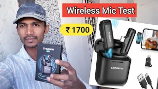 Cheap and Best Mic For Youtube 2024 | Grenaro Wireless Microphone Detailed Test