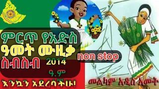 የአድስ አመት ምርጥ ዘፈኖች ስብስብ 2014. Ethiopia new year music collection 2021 non stop. #አድስ_አመት_ዘፈን