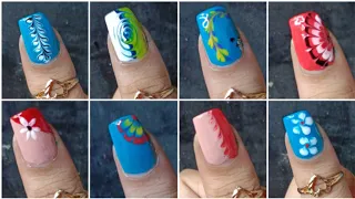 Nailart designs for beginners without tools ❌💅🏻 || #nailart #viral #20nails #notoolnailart #youtube