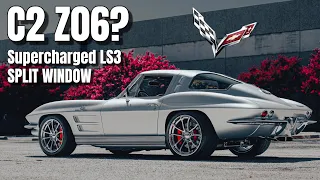 SUPERCHARGED C2 Corvette Split Window: Show Car for The Street