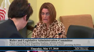 House Rules and Legislative Administration Committee  5/17/18