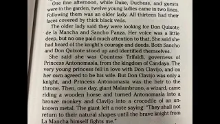 Adventures of Don Quixote Chapter 13: The Adventure of the Wooden Horse