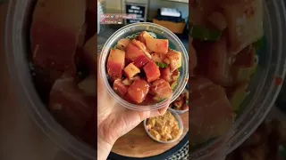 The BEST Poké 🐠 in Hawaii🏝 is at a grocery store?!