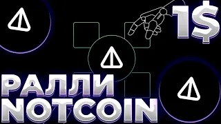 NOTCOIN РАЛЛИ ДО 1$ НАЧАТО! NOTCOIN ГОТОВИТСЯ К РЕШАЮЩЕМУ ДВИЖЕНИЮ!