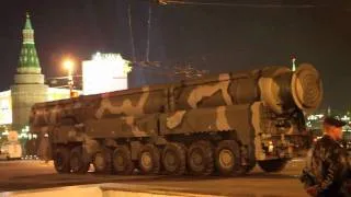 General repetition Victory day parade Moscow