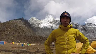 Valery Rozov. The first base jump in history from Ama Dablam.