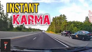 INSTANT KARMA AT BEST|Drivers busted by cops for speeding,brake checks, Bad driving| Instantjustice