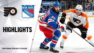 Flyers @ Rangers 4/23/21 | NHL Highlights