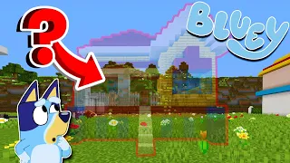 La CASA de BLUEY DESAPARECE | Las Aventuras de BLUEY en Minecraft!