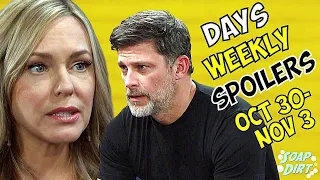 Days of our Lives Weekly Spoilers Oct 30 - Nov 3 - Eric Struggles as Nicole Says I Do #days #dool