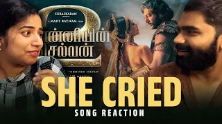 Veera Raja Veera Lyrical REACTION | PS2 Tamil | @ARRahman | MESMERISING -  Touched our soul !!!